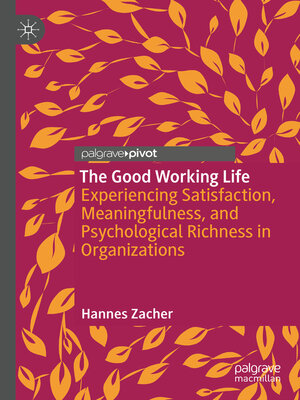 cover image of The Good Working Life